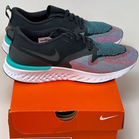 Nike Women's Odyssey React 2 Flyknit Running Shoes Size 10 - Picture 1 of 6
